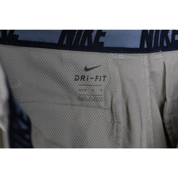 Nike Dri-Fit 32x32 Men's Trousers Tan - Picture 5 of 6